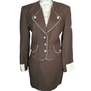 Vintage Cache skirt and blazer combo